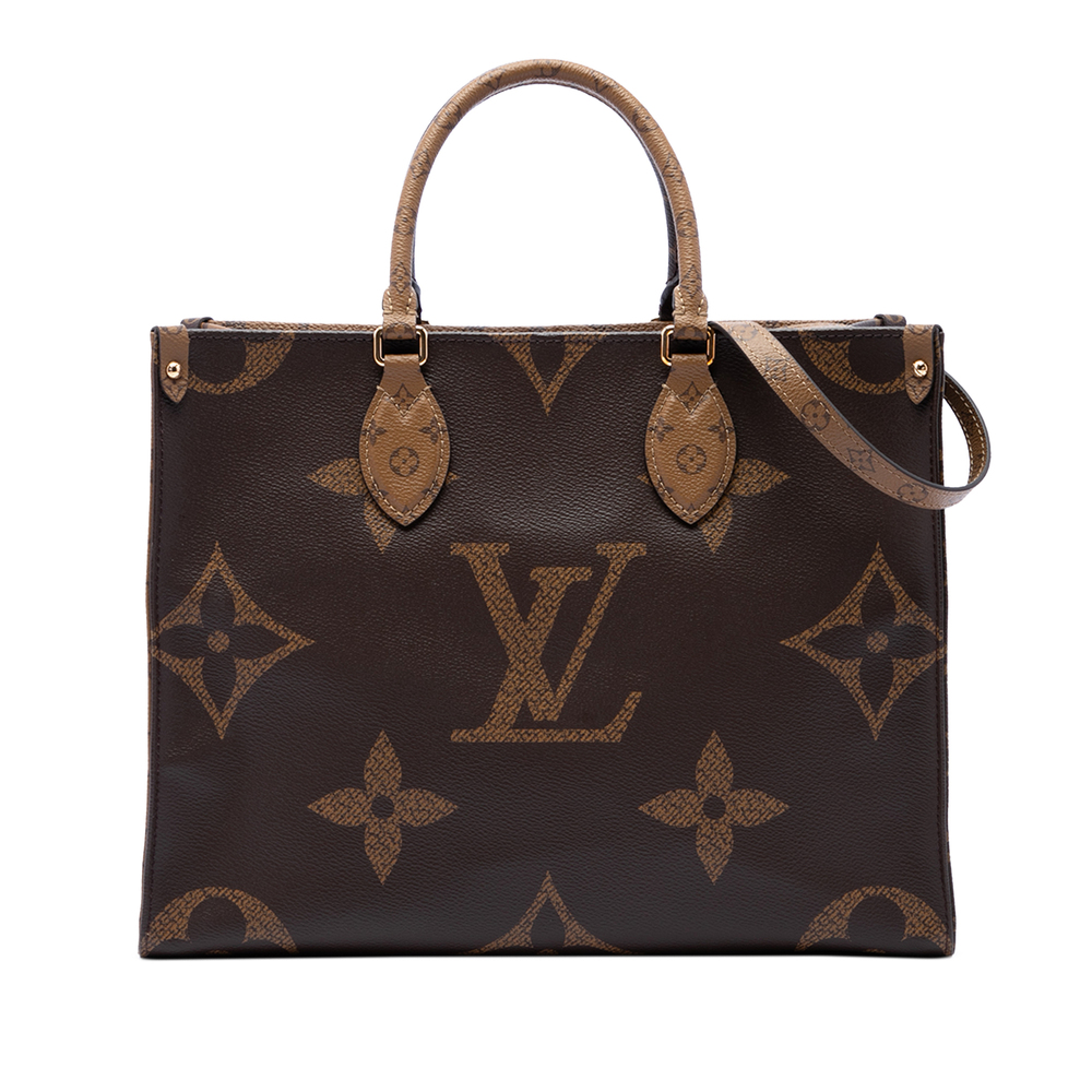 Pre-Loved Louis Vuitton Monogram Reverse Giant OnTheGo MM